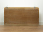 1950s vintage wooden KITCHEN WALL CABINET pastel sliding doors