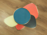 Colorful original 1950s Midcentury 4 TIER PLANT STAND Flower Table