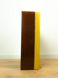 Unused! Curry colored Brown 1970s midcentury MEDICINE CABINET by Allibert