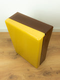 Unused! Curry colored Brown 1970s midcentury MEDICINE CABINET by Allibert