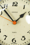 1970s Beige Brown Ceramic Apple Wall Clock by Kienzle Westgermany