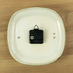 Egg-yolk Yellow 1970s Ceramic MIDCENTURY WALL CLOCK Made in Westgermany