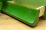 XXL bicolor green 80s Illuminated Mirrored Doors Medicine Cabinet