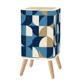 Nordic Retro Bauhaus Trash Can with Lid, Mid Century Modern Decor