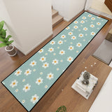 Retro 70s Floral Multi Sizes Non-Slip Runner Rug – Midcentury Home Decor