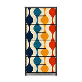 Midcentury Retro 60s 4-Drawer Dresser – Lightweight Storage Unit