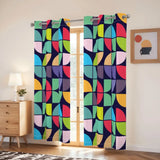 Abstract 60s Blackout Curtains: Vibrant Retro Midcentury Drapes - retro curtains