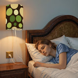 70s Retro Wall Sconces Set –  Smart LED, Green Dots