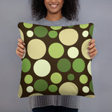 Bold Polka Dots 70s Floor Bean Bag Cover – Midcentury Modern Retro