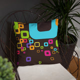 Midcentury Modern Side Table - Nightstand with USB & AC Outlets