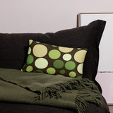 60s Polka Dots Plant Pot with Wooden Legs: Nordic Retro Midcentury