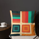 Retro 60s Midcentury Bedside Table with Power Strip & 2 Drawers