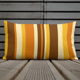 Retro Striped Midcentury Drink Coasters – Cork Back Set of 4