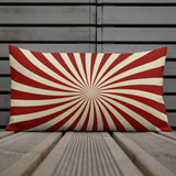 Sunburst 70s Style Planter with Wooden Legs: Retro Midcentury Home Decor