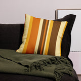 Retro Striped Midcentury Drink Coasters – Cork Back Set of 4