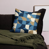 Midcentury Modern Placemats – Blue Retro Double Sided Heat Proof