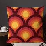 Midcentury Modern Peacock Eye Blackout Curtains: 70s Retro Multi Sizes