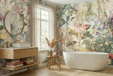 Ancient Fresco Removable Stick and Peel Vintage Wallpaper - Custom Sizes - 144’’x100’’ - retro wallpaper