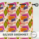 Atomic 50s Retro Blackout Curtains: Mid-Century Modern Home Decor - retro curtains