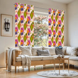 Atomic 50s Retro Blackout Curtains: Mid-Century Modern Home Decor - retro curtains