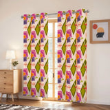 Atomic 50s Retro Blackout Curtains: Mid-Century Modern Home Decor - retro curtains