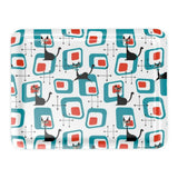 Atomic Cat 60s Lap Tray – Retro Plastic Serving Tray for Dinner or Drinks - Groß (43 x 33 cm) - Trays