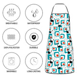 Atomic Cat Kitchen Apron – Retro 50s 60s Design with Utility Pocket - retro kitchen