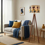 Atomic Cat Retro Scandi Tripod Floor Lamp - Midcentury Modern Lighting - retro floor lamps