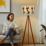 Atomic Cat Retro Scandi Tripod Floor Lamp - Midcentury Modern Lighting - retro floor lamps