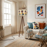 Atomic Cat Retro Scandi Tripod Floor Lamp - Midcentury Modern Lighting - retro floor lamps