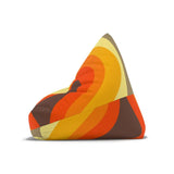 Atomic Era Bean Bag Chair Cover – 70s Midcentury Modern Accent - retro bean bag