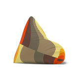 Atomic Era Bean Bag Chair Cover – 70s Midcentury Modern Accent - retro bean bag
