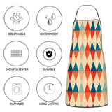 Atomic Retro 60s Print Apron with Front Pocket – Midcentury Kitchen Style - retro kitchen