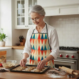 Atomic Retro 60s Print Apron with Front Pocket – Midcentury Kitchen Style - retro kitchen
