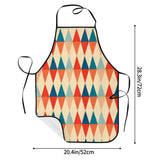 Atomic Retro 60s Print Apron with Front Pocket – Midcentury Kitchen Style - retro kitchen