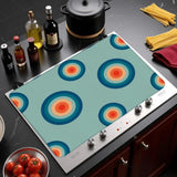 Atomic Retro Stove Cover Mat – Glass Top Cooktop Protector - retro kitchen