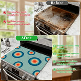 Atomic Retro Stove Cover Mat – Glass Top Cooktop Protector - retro kitchen