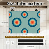 Atomic Retro Stove Cover Mat – Glass Top Cooktop Protector - retro kitchen