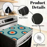 Atomic Retro Stove Cover Mat – Glass Top Cooktop Protector - retro kitchen