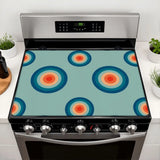 Atomic Retro Stove Cover Mat – Glass Top Cooktop Protector - retro kitchen