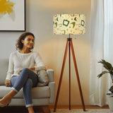 Atomic Retro Tripod Floor Lamp – 60s Design with Smart LED Remote - retro floor lamps
