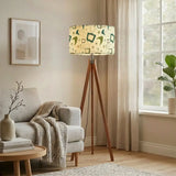 Atomic Retro Tripod Floor Lamp – 60s Design with Smart LED Remote - retro floor lamps