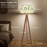Atomic Retro Tripod Floor Lamp – 60s Design with Smart LED Remote - retro floor lamps