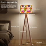 Atomic Retro Tripod Lamp – 60s Midcentury Modern Floor Light Smart LED - retro floor lamps