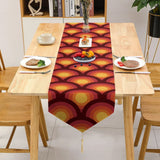 70s Retro Bathroom Set – Shower Curtain with 3 Matching Rugs