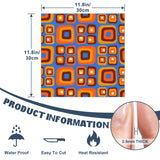 Retro Bauhaus Peel & StickWall Panel Kit: Waterproof PVC Tiles