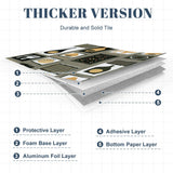 Retro 50s 60s Atomic Kitchen Wall Panel Kit: Waterproof Stick & Peel Tiles