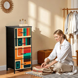 1960s Retro Dresser: Midcentury Modern Lightweight Fabric Cabinet