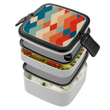 Reusable Stackable Bento Box – Retro 60s Midcentury Lunch Container