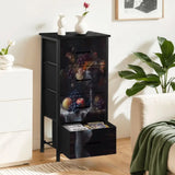 Baroque Still Life Print 4-Drawer Dresser – Moody Lightweight Storage - retro dresser